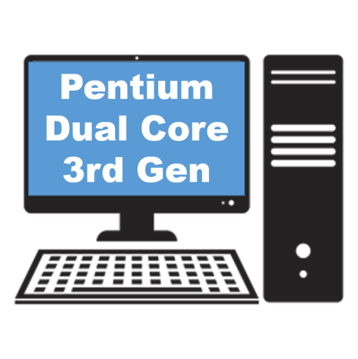 Pentium Dual Core 3rd Gen Assembled Desktop