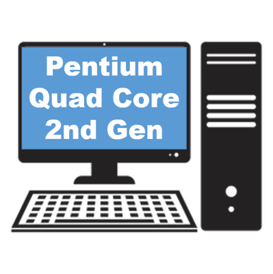 Pentium Quad Core 2nd Gen Assembled Desktop